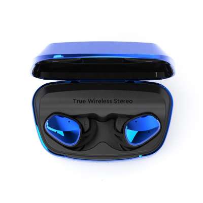 Cordless Stereo Music player wireless enhanced sound strong deep bass 2000mah case innovative sport earphones