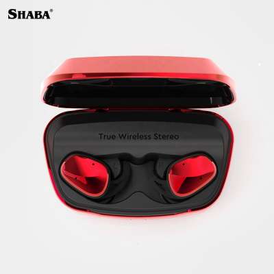 2019 SHABA Innovative Product Bluetooths V5.0 electronics True Wireless Stereo Earphone with Power Bank Headphones