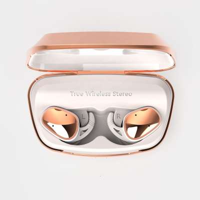 Portable Super Fast Paring Sweatproof TWS BT 5.0 Twins Stereo in-ear Running Headphones with Big Charging Box